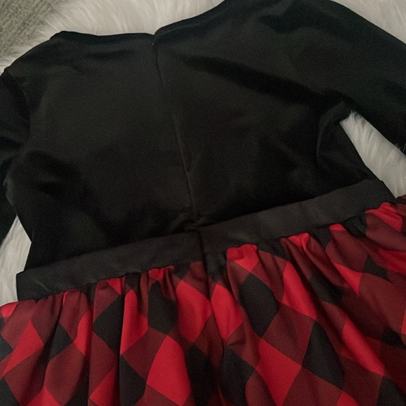 Cat & jack buffalo plaid Christmas dress - 6/6x - Picture 5 of 5